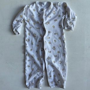 Magnolia Baby Pima Cotton Animal Train Bodysuit Converter
